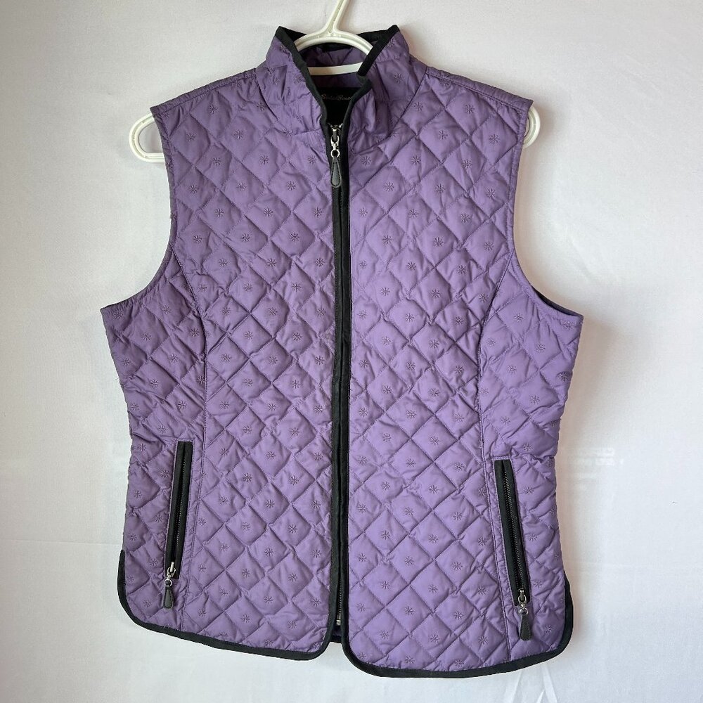 Eddie Bauer Goose Down Vest — Luxe Warmth in Lavender Size M